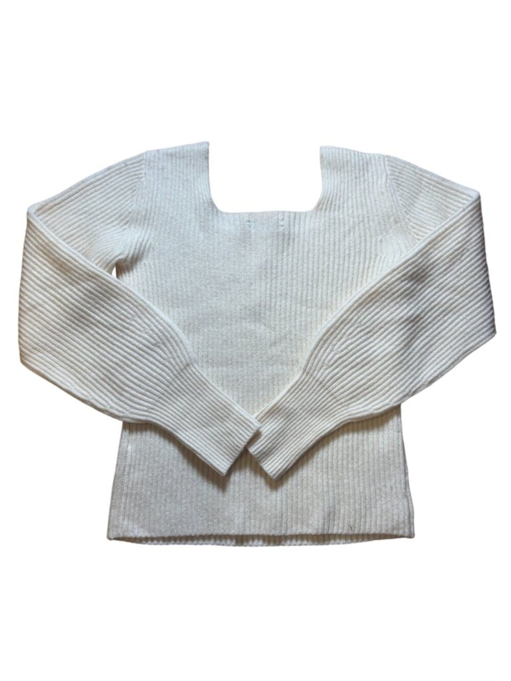 Madewell SoftWool Square-Neck Pullover Sweater Women's Size XXS New With Tags! - Picture 5 of 5